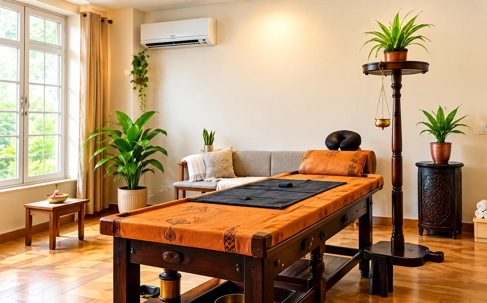 Ayurvedic Treatment Room Facilities