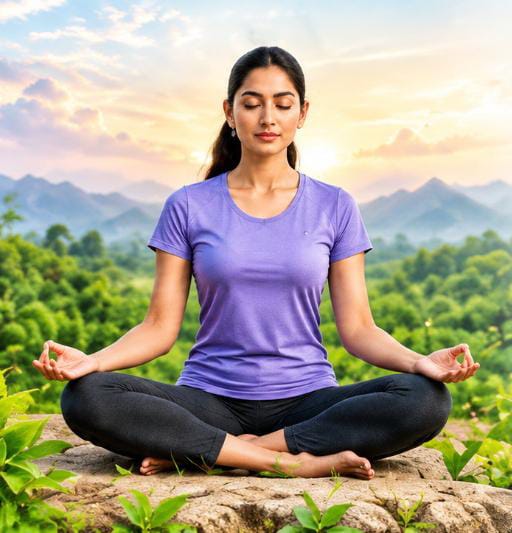 Yoga Therapy Meditating